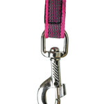 Schweikert grippy lead with handle 20mm pink hook clip
