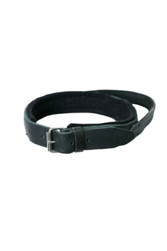 Schweikert Leather Dog Collar with Felt Padding & Handle Top